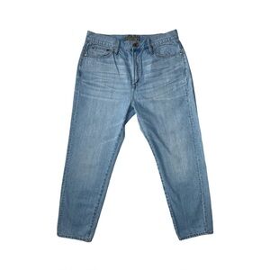 Point Sur Denim High Waisted Tapered Jeans